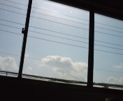 工房から見える空